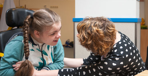 Haptonomie in de ondersteuning van mensen met EMB of ZEVMB